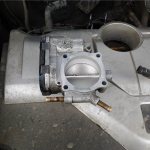 Cleaning the throttle body on a Chevrolet Cruze