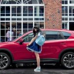 Mazda CX 5 with a girl